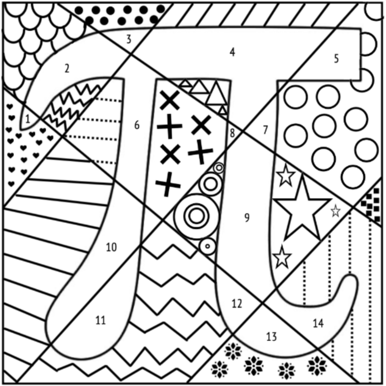 Circle measurements coloring activity oer commons