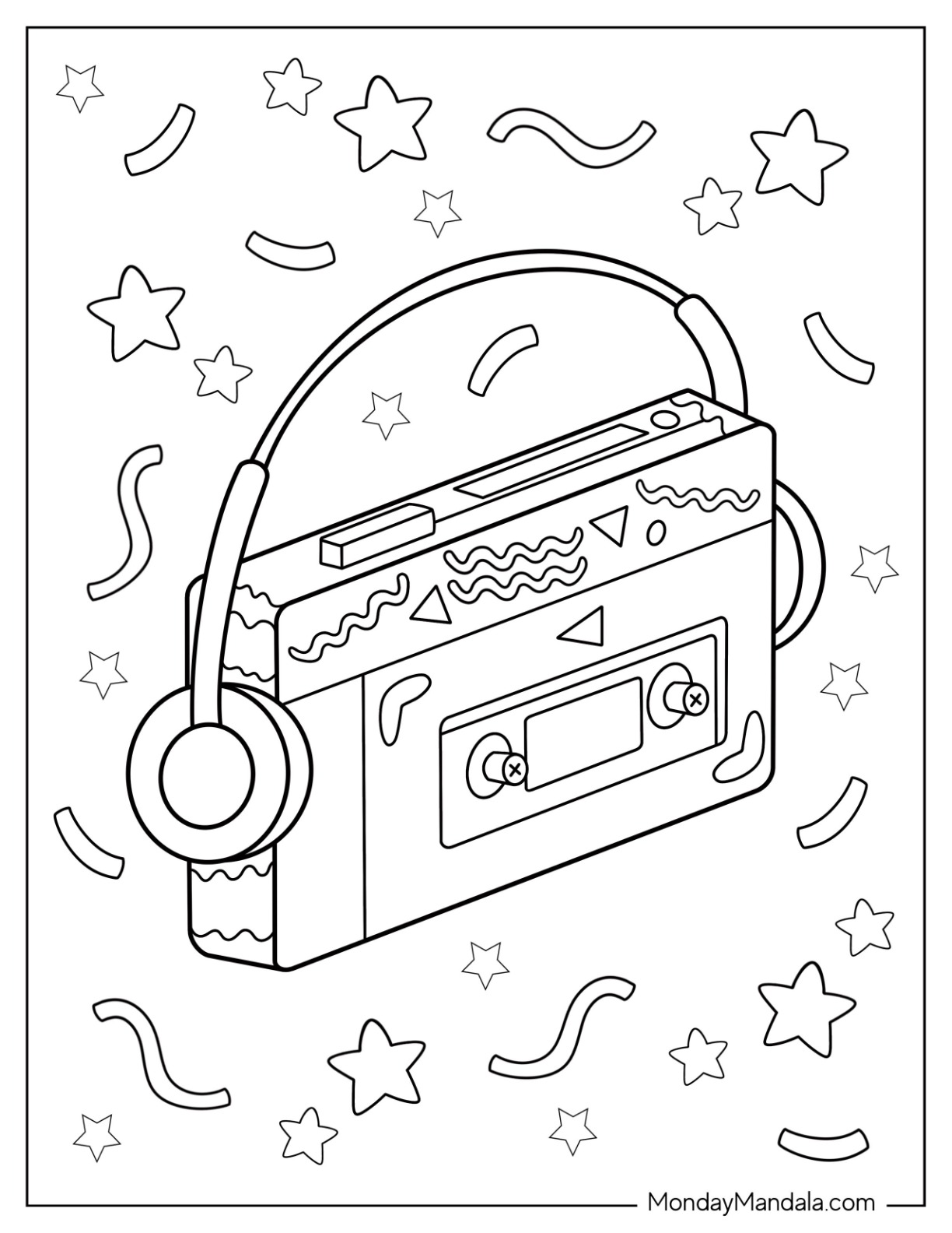 Music coloring pages free pdf printables