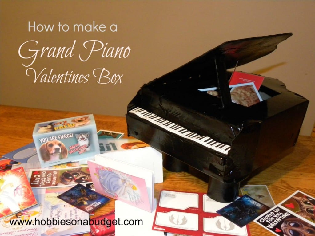 How to make a grand piano valentines box