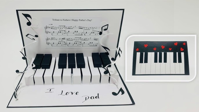 Pop up piano card for friendship day how to make friendship day special card for best friend