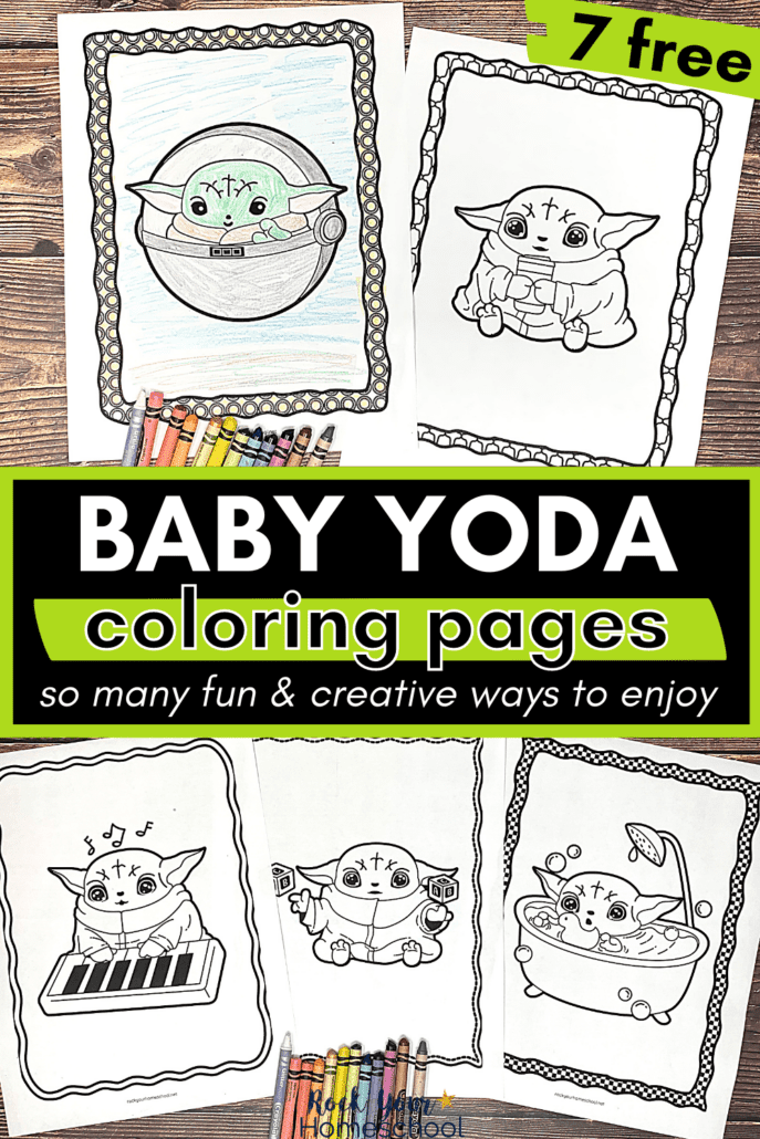 Baby yoda coloring pages for super fun activities free