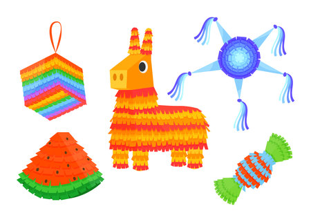 Pinata clip art cliparts stock vector and royalty free pinata clip art illustrations