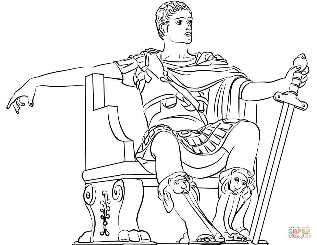 Constantine the great coloring page free printable coloring pages