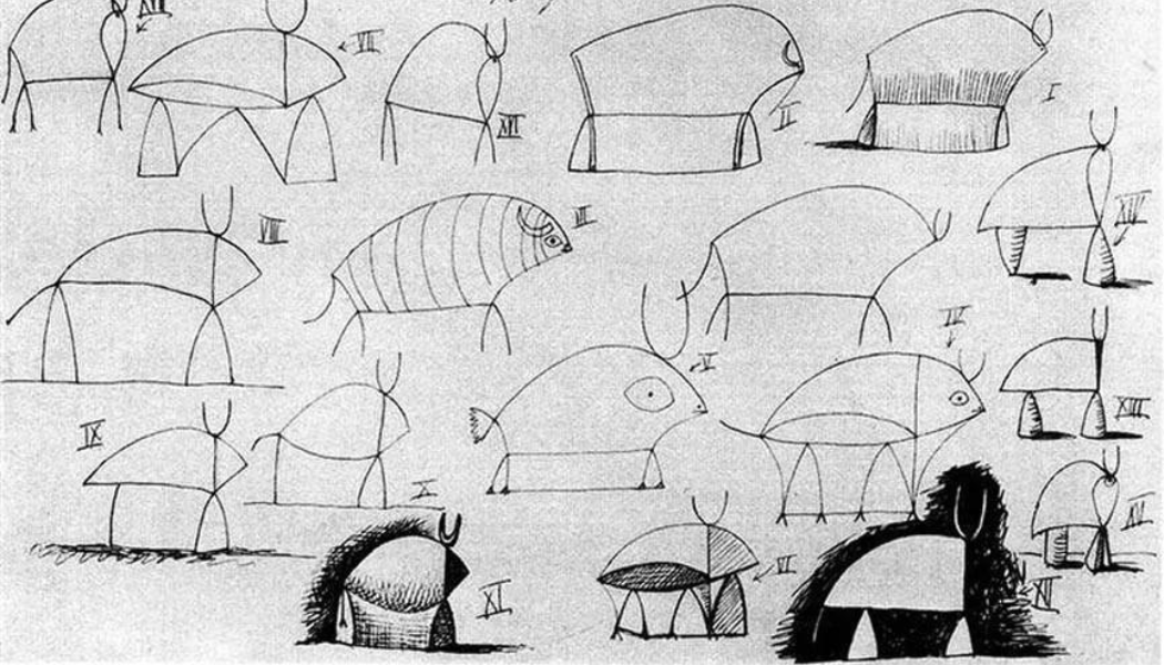 The line drawings of pablo picasso