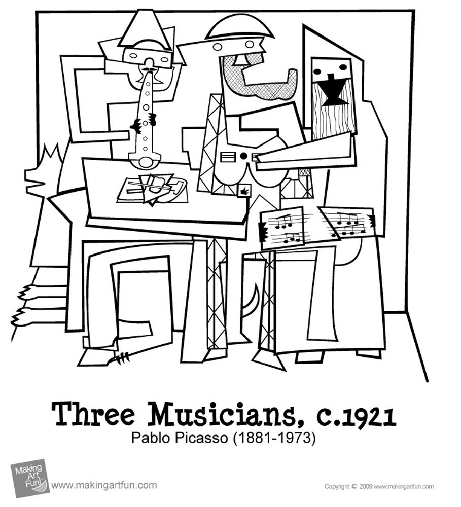 Three musicians page