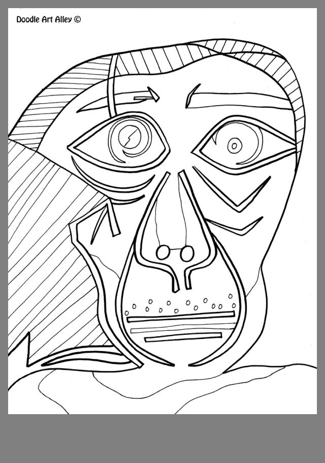 Pin by daniela on quadri da colorare picasso coloring coloring pages pablo picasso artwork