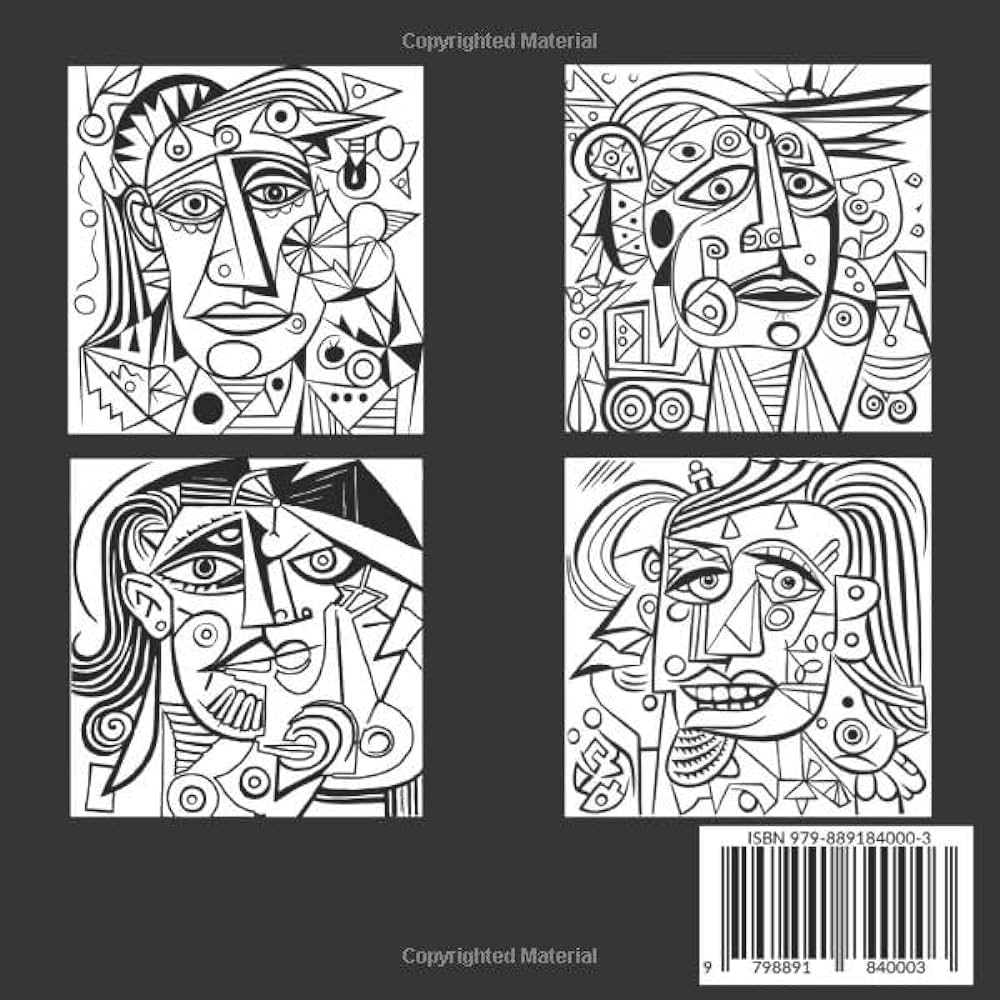 Faces by abstract byabstrac picasso abstract by books