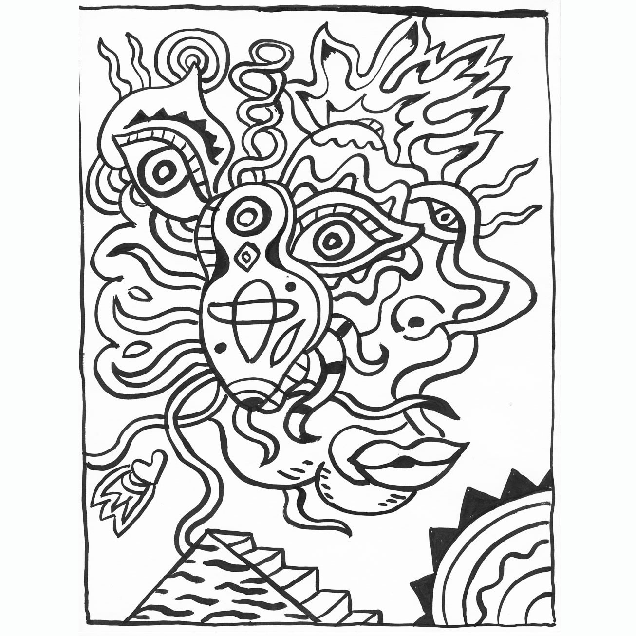 Art to go as a coloring book