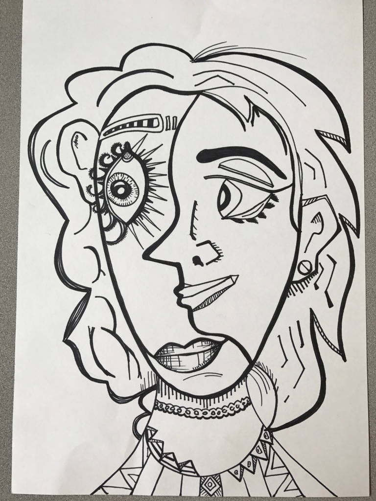 Mrs nordensvans example of picasso portrait before color menlo park art