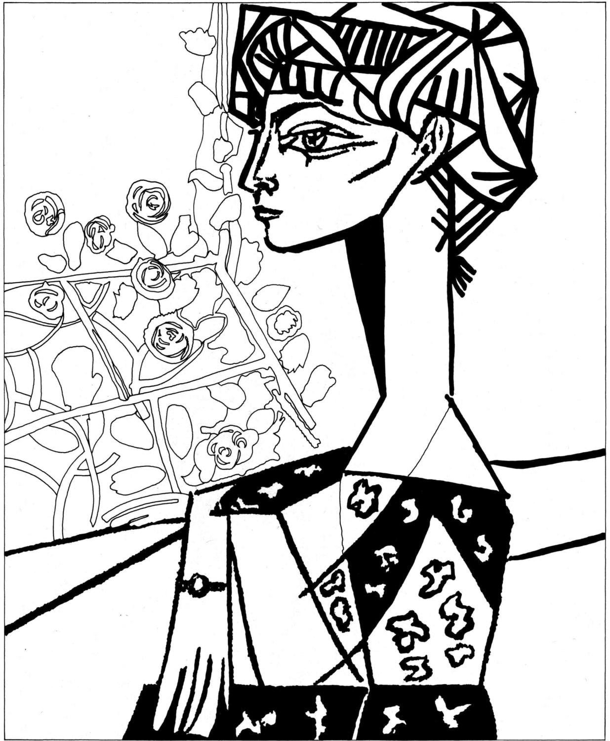 Pablo picasso painting the weeping woman art therapy coloring canvas canvas coloring on stretcher