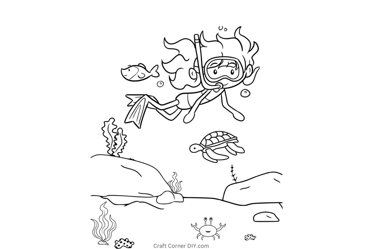 Free printable summer coloring pages craft corner diy