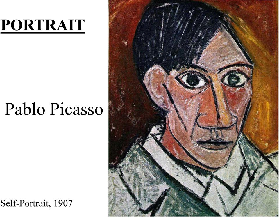 Portrait pablo picasso self