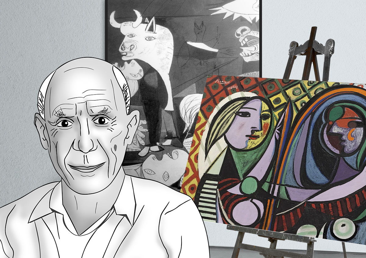 Picasso paintings sculptures bio ideas