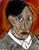 Self portrait by pablo picasso gallery super coloring