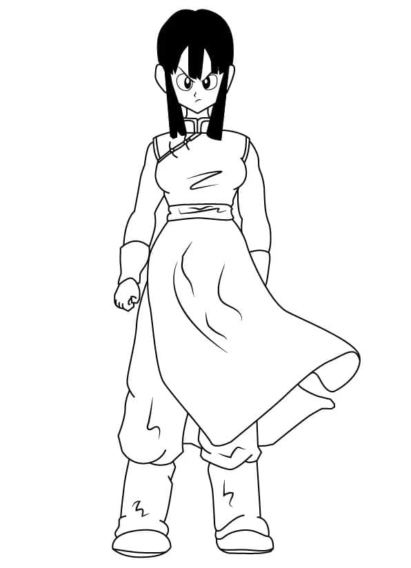 Piccolo from anime dragon ball z coloring page