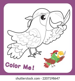 Hojas para colorear mascotas para niãos vector de stock libre de regalãas