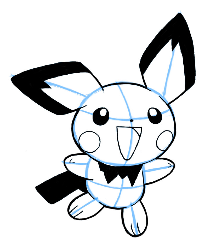 How to draw pichu from pokemon hiroshi yoshi