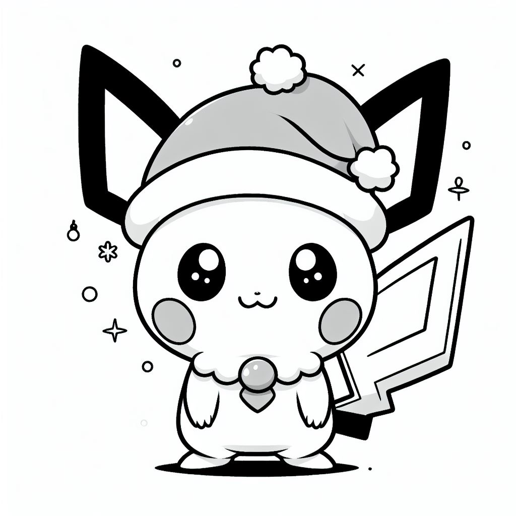 Kleurplaten kind kleurplaat pokemon pichu by kleurplatenkind on