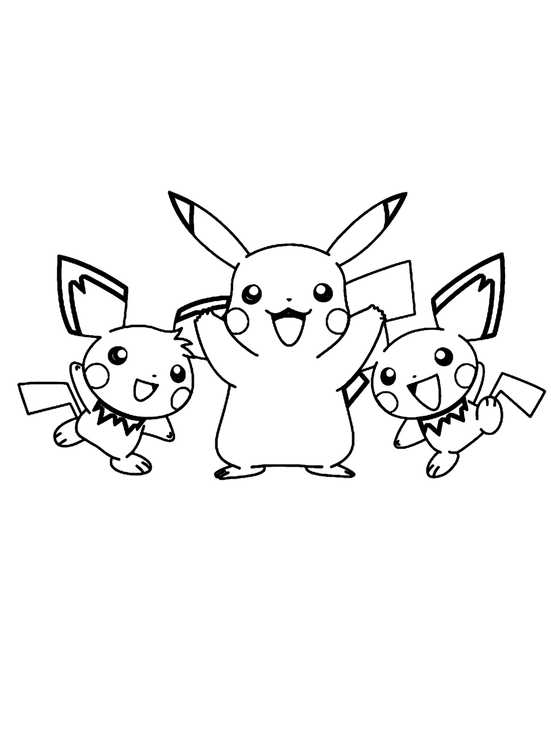 Coloringonlinefree pichu coloring pages free onliâ