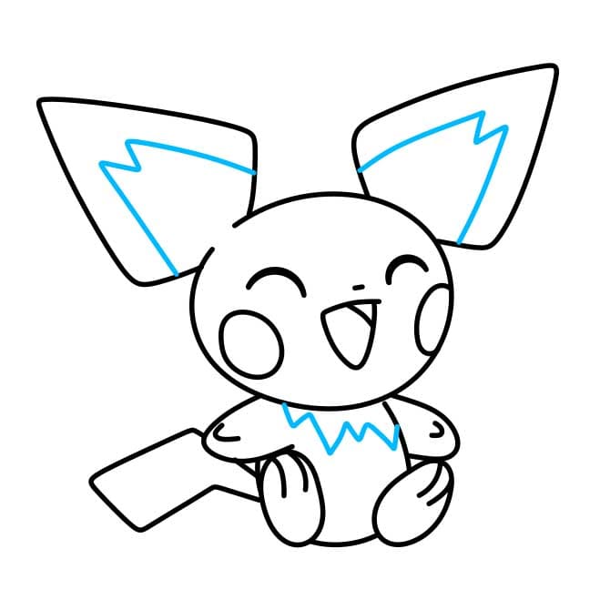 Pokemon pichu drawing tutorial