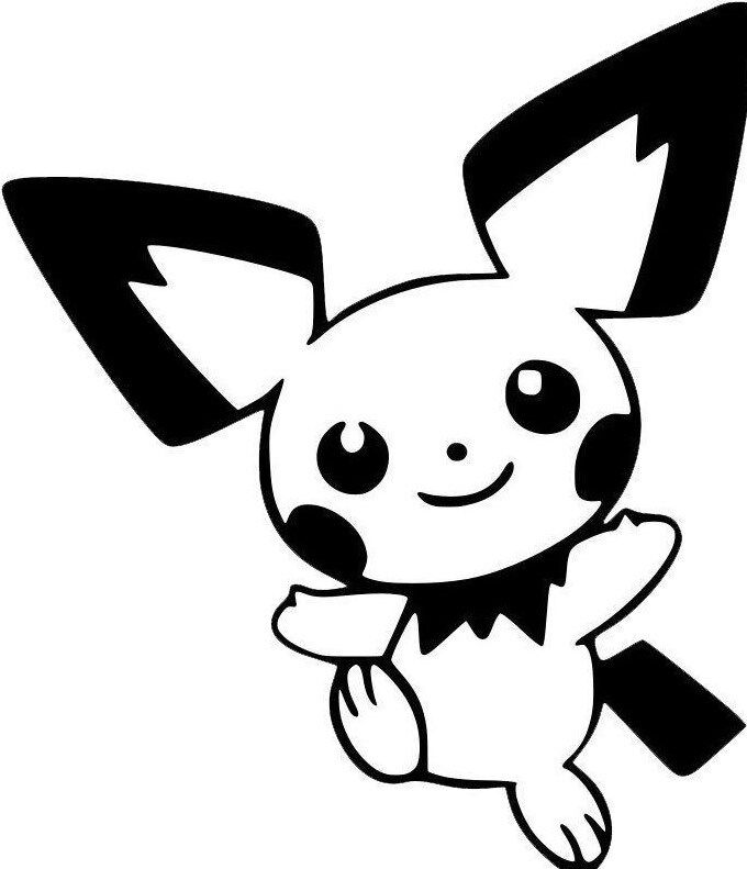 Pichu pokemon go vinyl decal sticker car wall laptop window