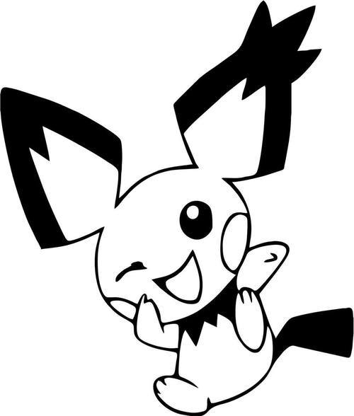 Pokemon go gizamimi pichu decal sticker â