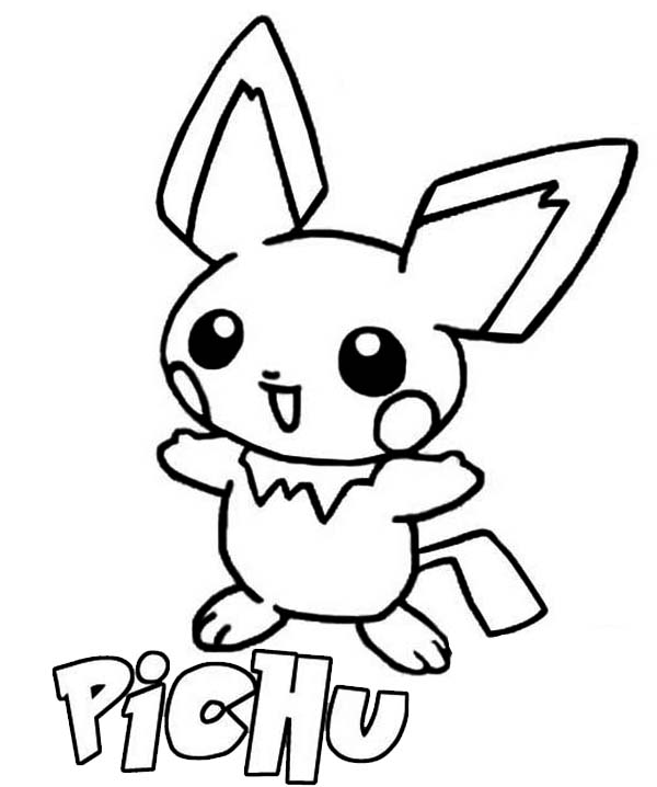 P is for pichu coloring page pokemon coloring pages pokemon coloring pikachu coloring page