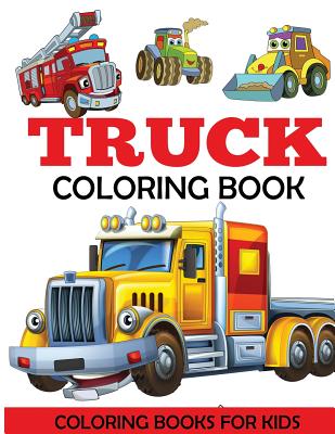 Truck coloring book paperback the bookmark shoppe