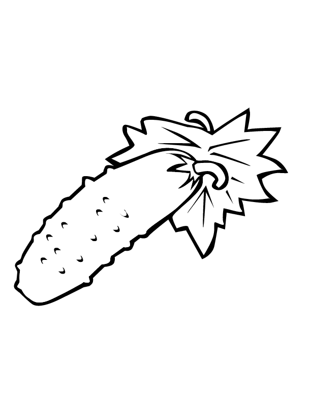 Pickle coloring sheet