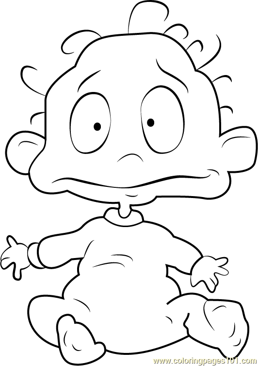 Dil pickles coloring page for kids