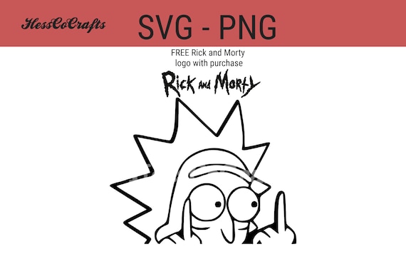 Rick and morty svg rick flipping off svg pickle rick svg flipping off svg morty svg middle finger svg rick svg car decal svg rick