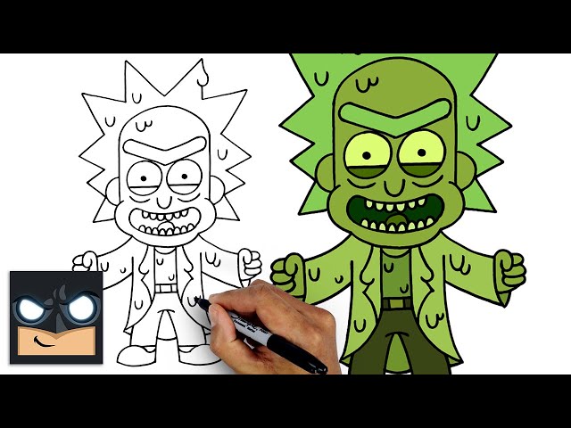 How to draw toxic rick fortnite season