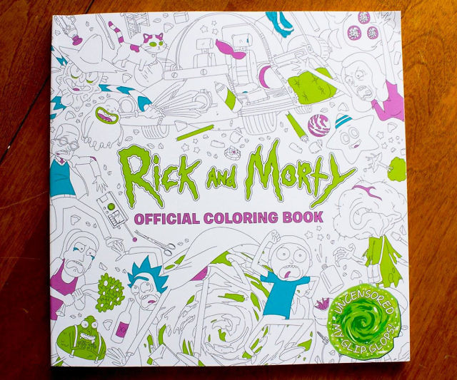 Rick morty official coloring book