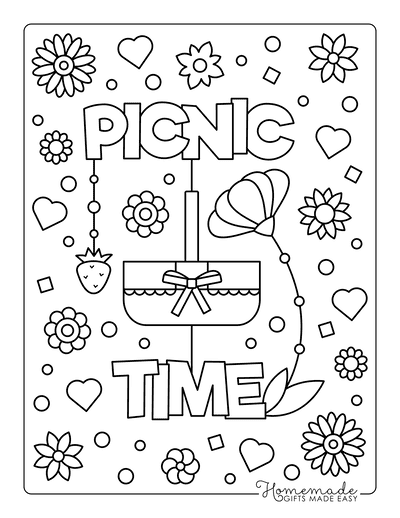 Food coloring pages for kids adults