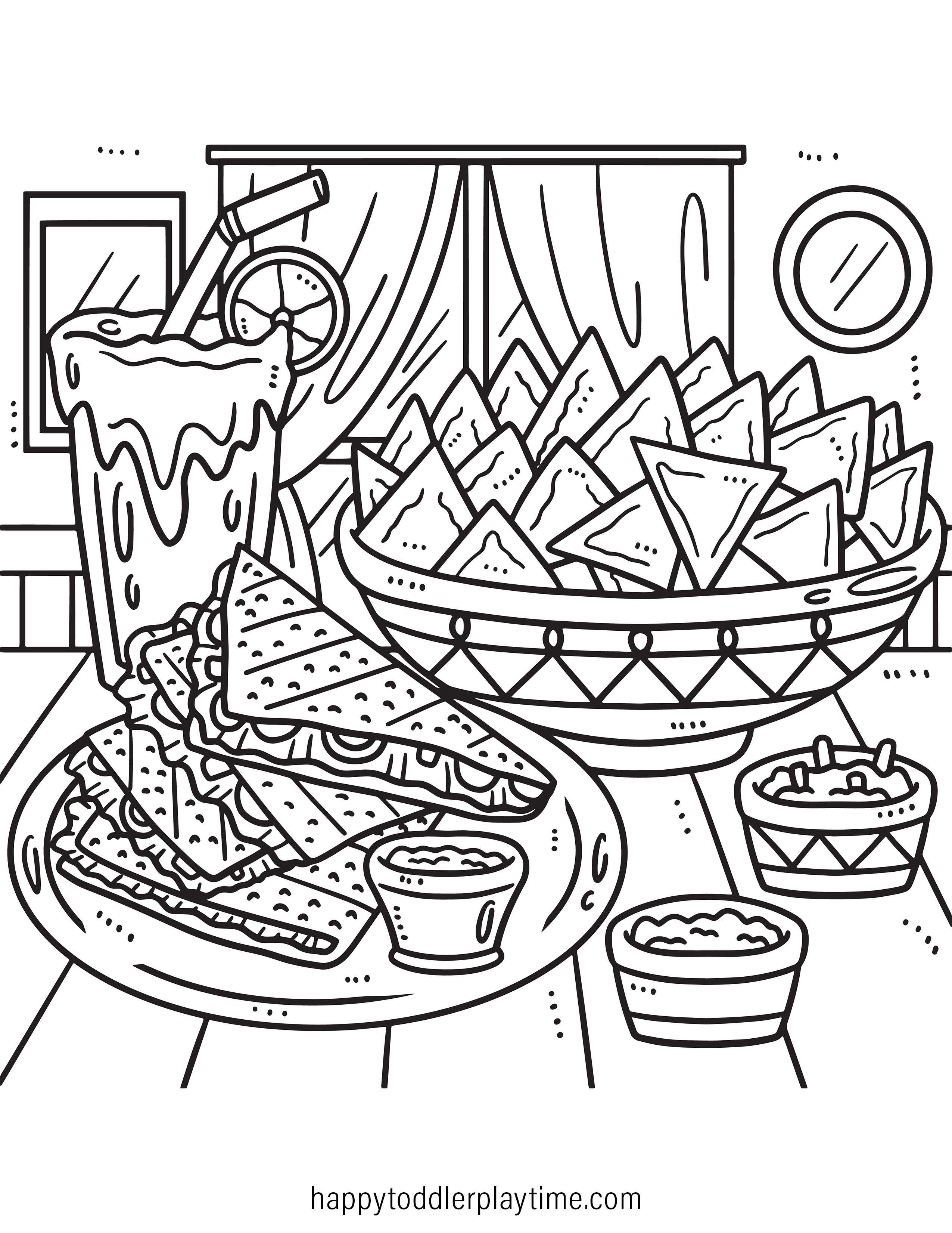 Free cinco de mayo coloring pages for kids