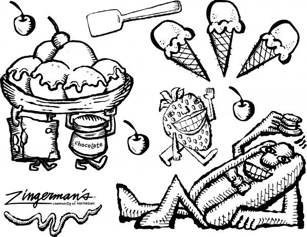 Smile zingermans coloring pages