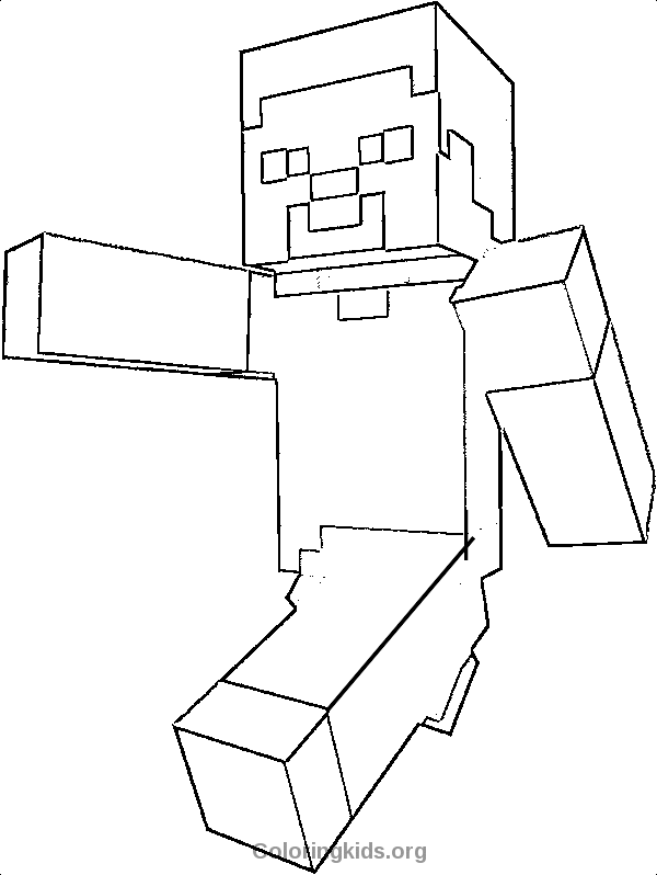 Steve minecraft minecraft coloring pag minecraft steve minecraft skeleton