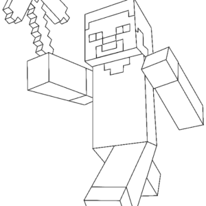 Minecraft coloring pages printable for free download