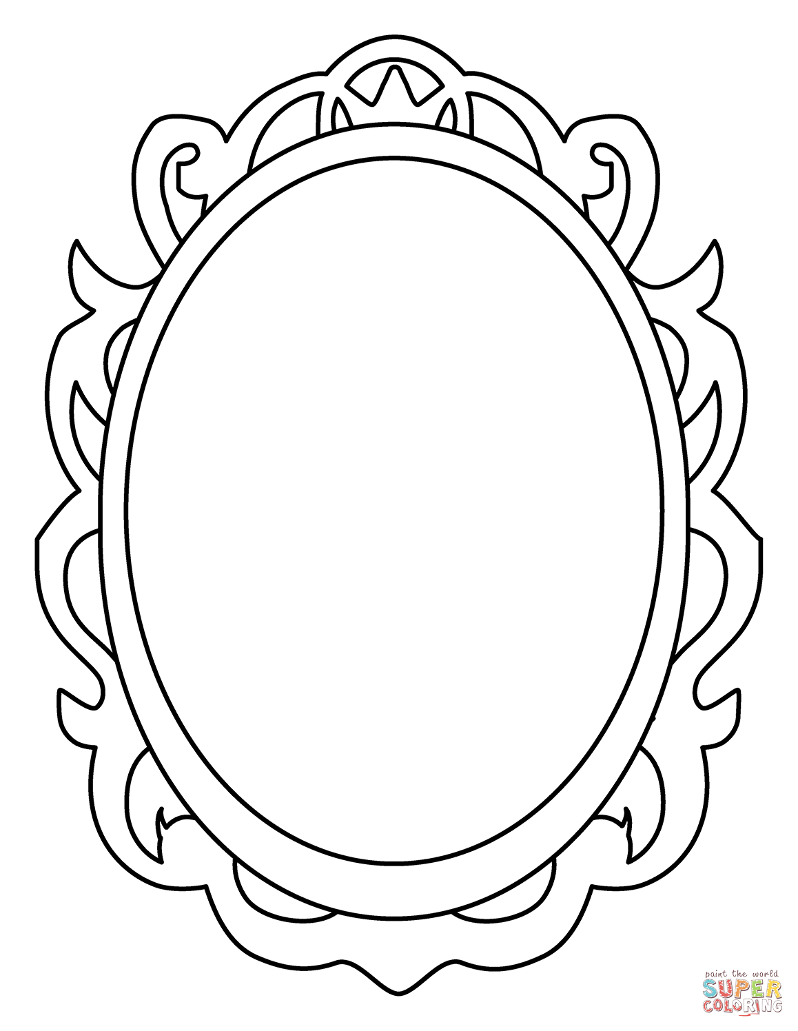 Mirror emoji coloring page free printable coloring pages