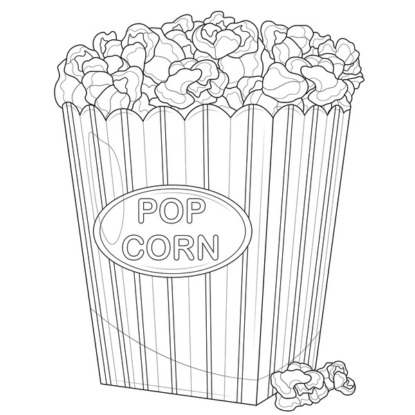 Thousand corn coloring page royalty