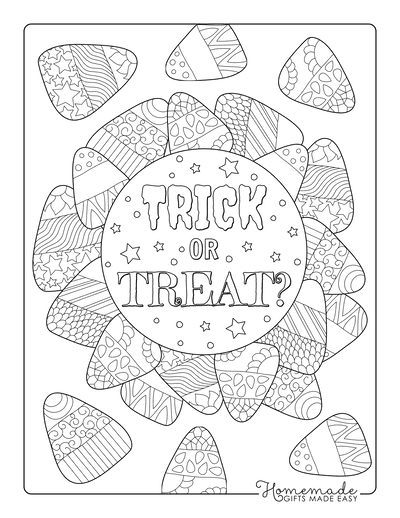 Free printable candy coloring pages