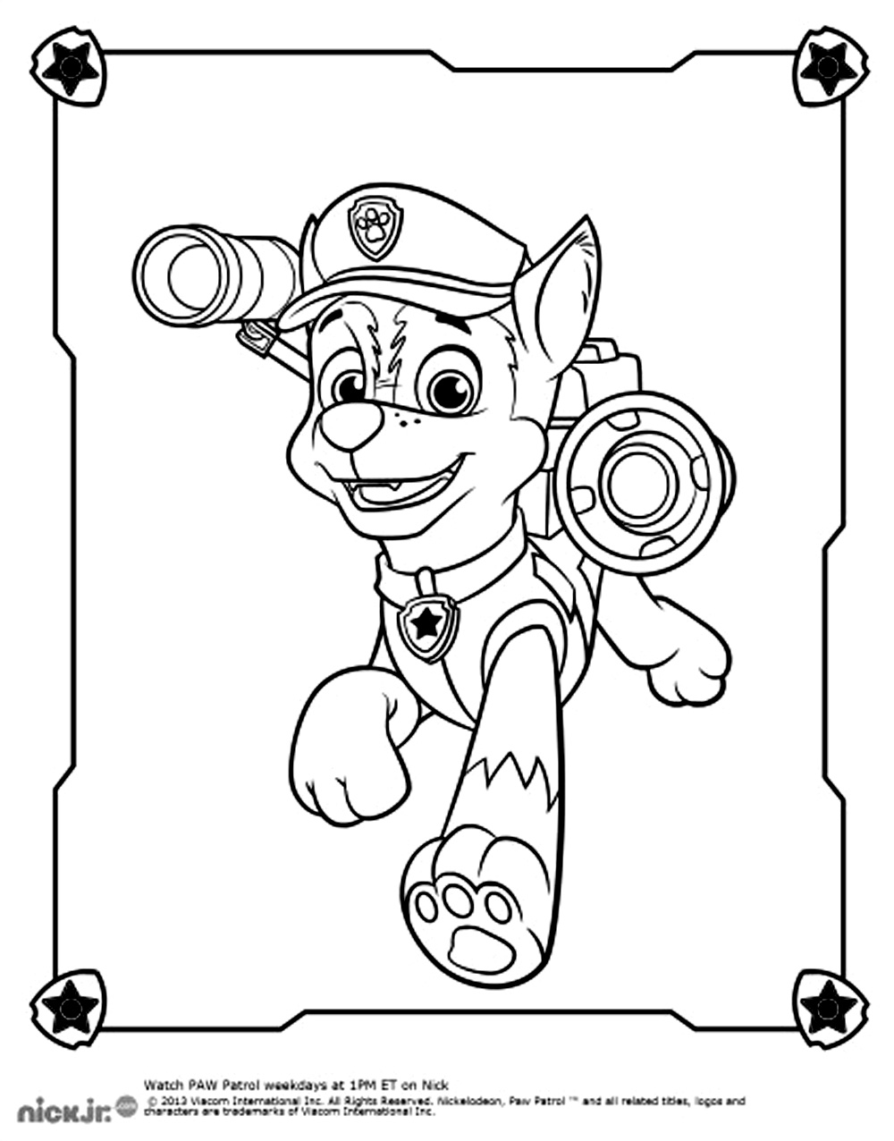 Pat patrol coloring pages for kids