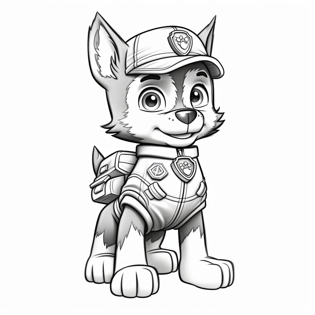 Free printable paw patrol coloring pages