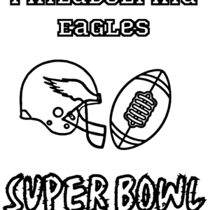 Philadelphia eagles coloring pages printable for free download