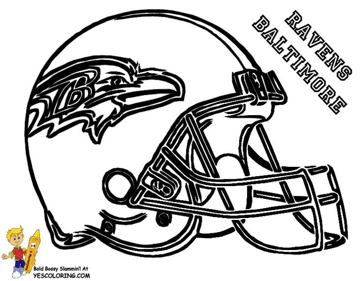 Printable coloring pages football coloring pages coloring pages ravens football