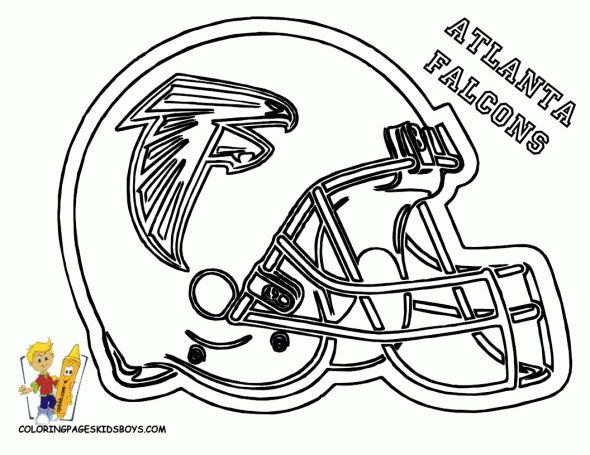 Atlanta falcons coloring pages crafts and activities football coloring pages nfl football helmets football helmets