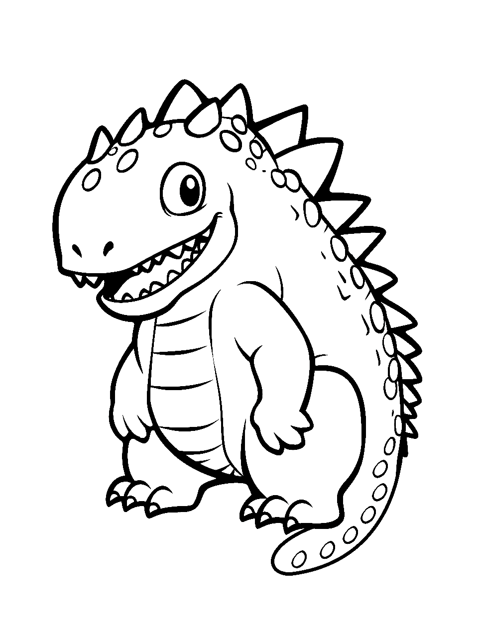 Godzilla coloring pages free printable sheets