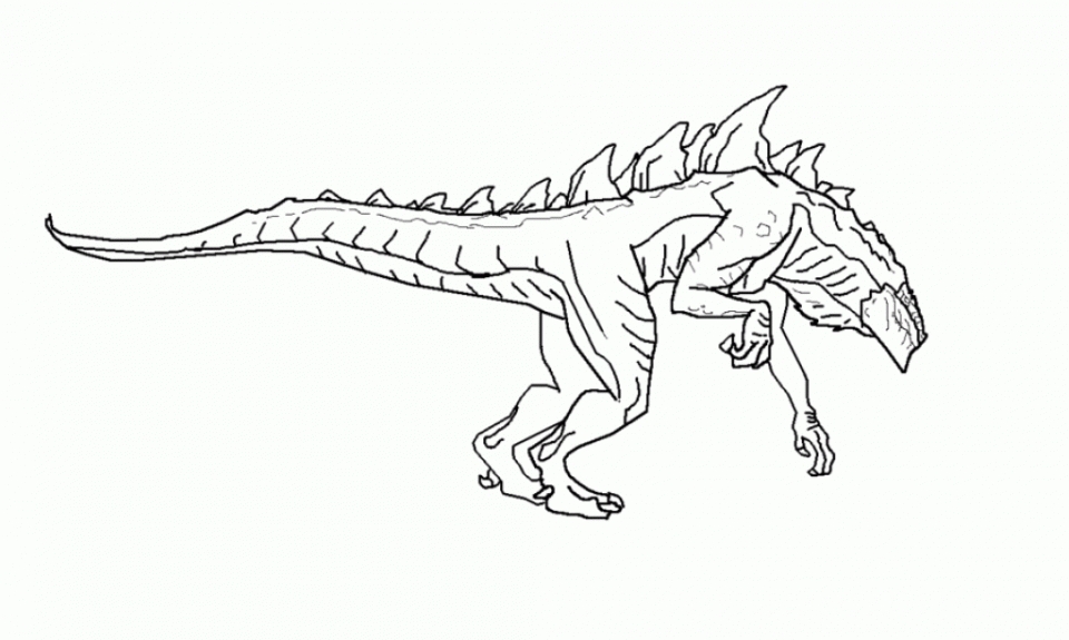 Free printable godzilla coloring pages