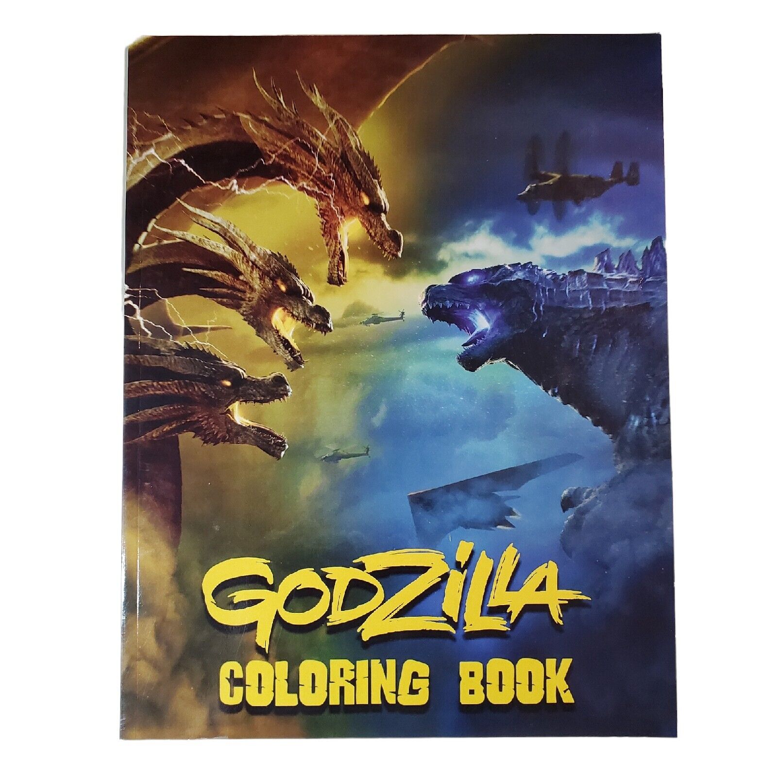 Godzilla monster coloring book king of the monsters dagon gigantis