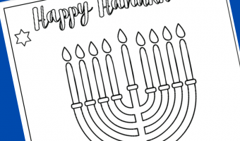 Hanukkah coloring pages two kids and a coupon